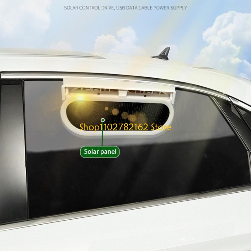 Odor Eliminator Car - 547B Solar Car Exhaust Fan Rapid