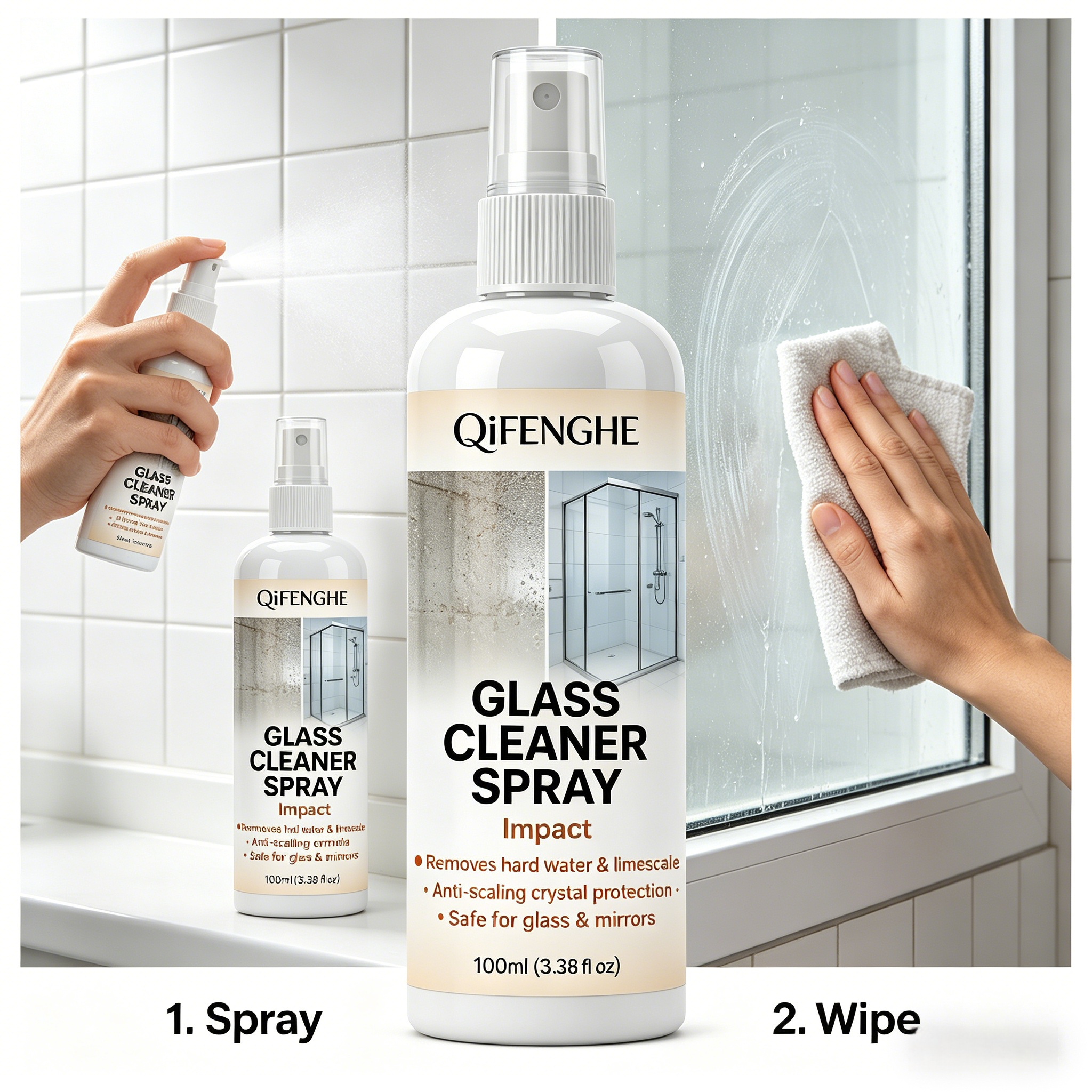 Instant Hard Water Stain Remov - Glass Cleaner Streak 리뷰 및 가격
