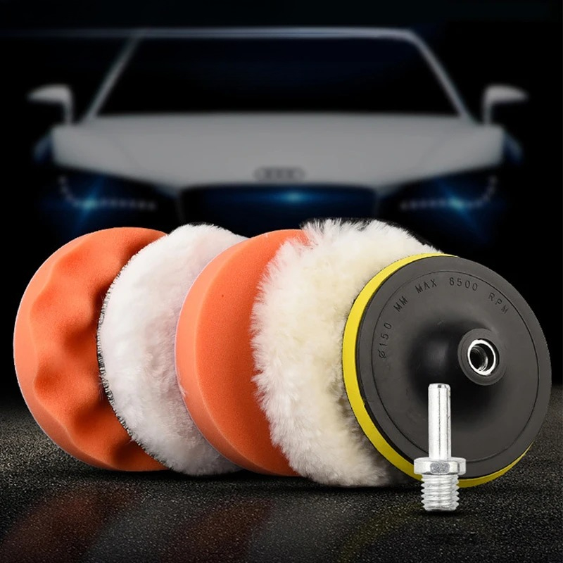 6pcs/set Car Polishing Sponge  - Polish Pad Set Buffer 리뷰 및 가격