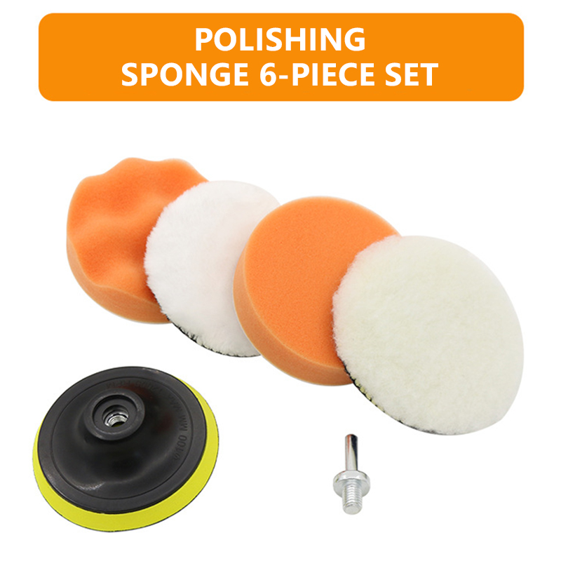 6pcs/set Car Polishing Sponge  - Polish Pad Set Buffer 리뷰 및 가격