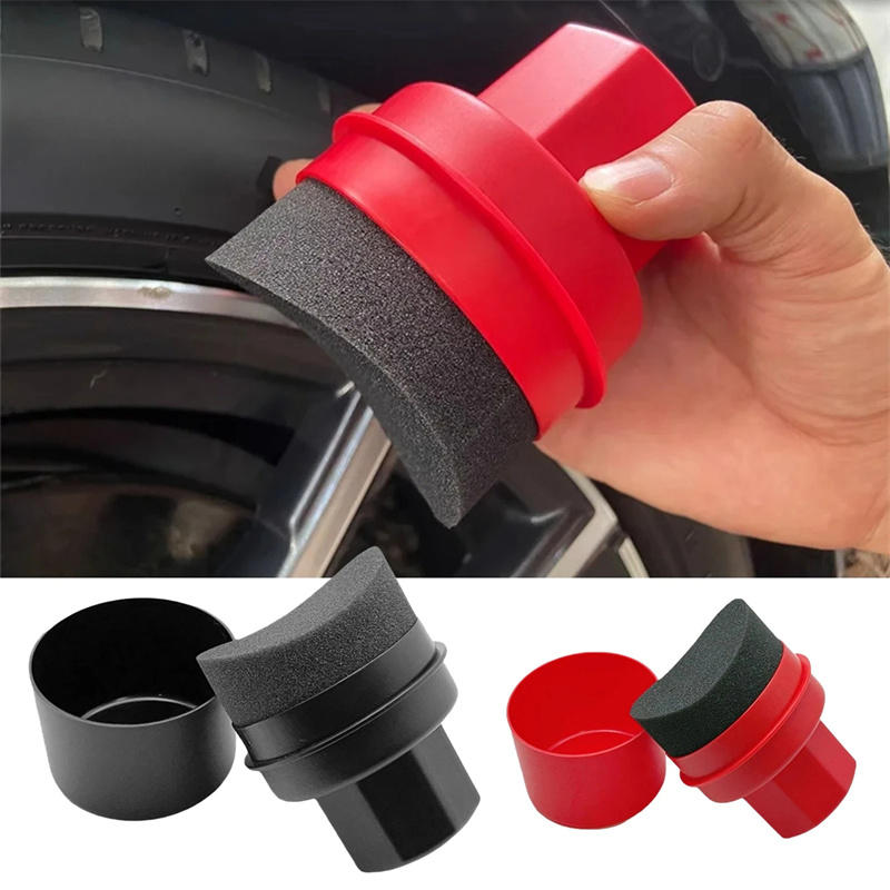 Curved Car Tire Waxing Sponge  - Wax Applicator Pad 리뷰 및 가격