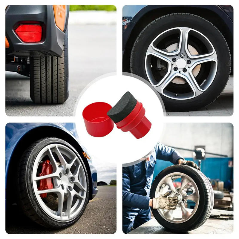 Curved Car Tire Waxing Sponge  - Wax Applicator Pad 리뷰 및 가격