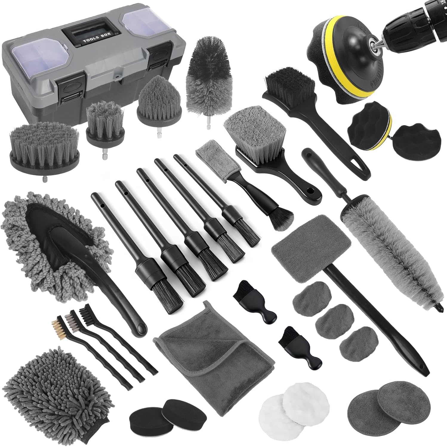 Car Detailing Kit, 36Pcs Profe - Interior Detailing Kit 리뷰 및 가격