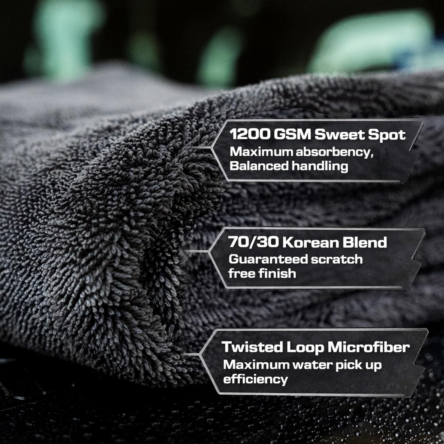 24x36 Car Drying Towel 1200 GS - Microfiber Towel Detailing 리뷰 및 가격
