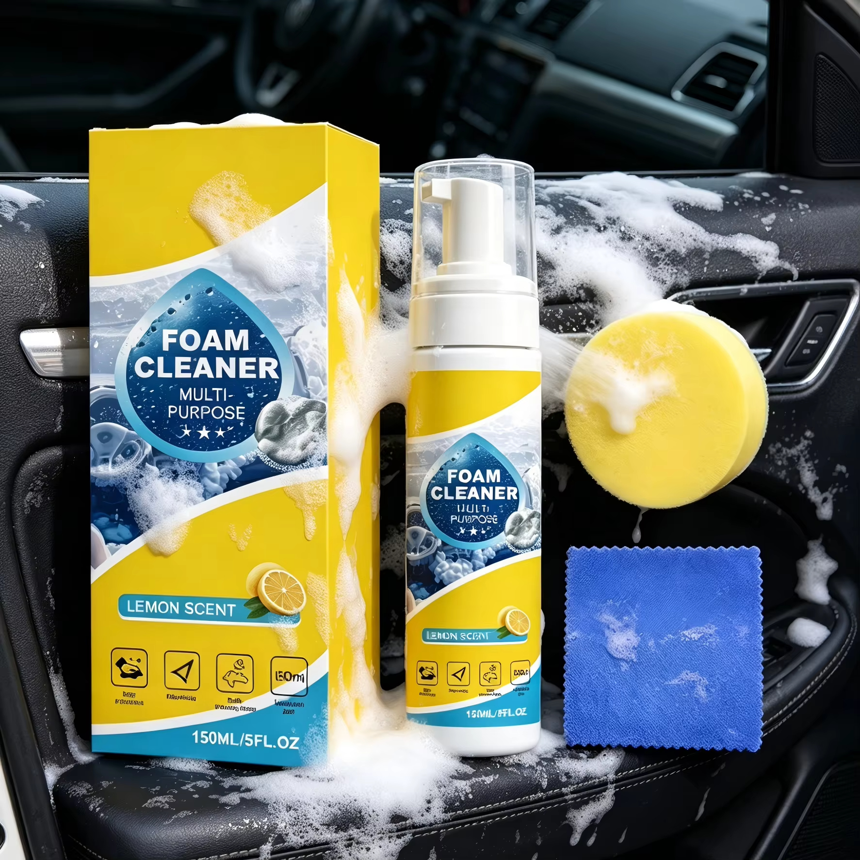 Multi-Purpose Foam Car Interio - Leather Cleaner Interior 리뷰 및 가격