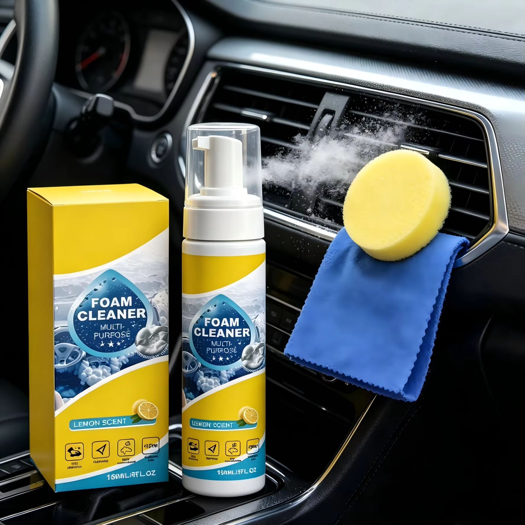 Multi-Purpose Foam Car Interio - Leather Cleaner Interior 리뷰 및 가격