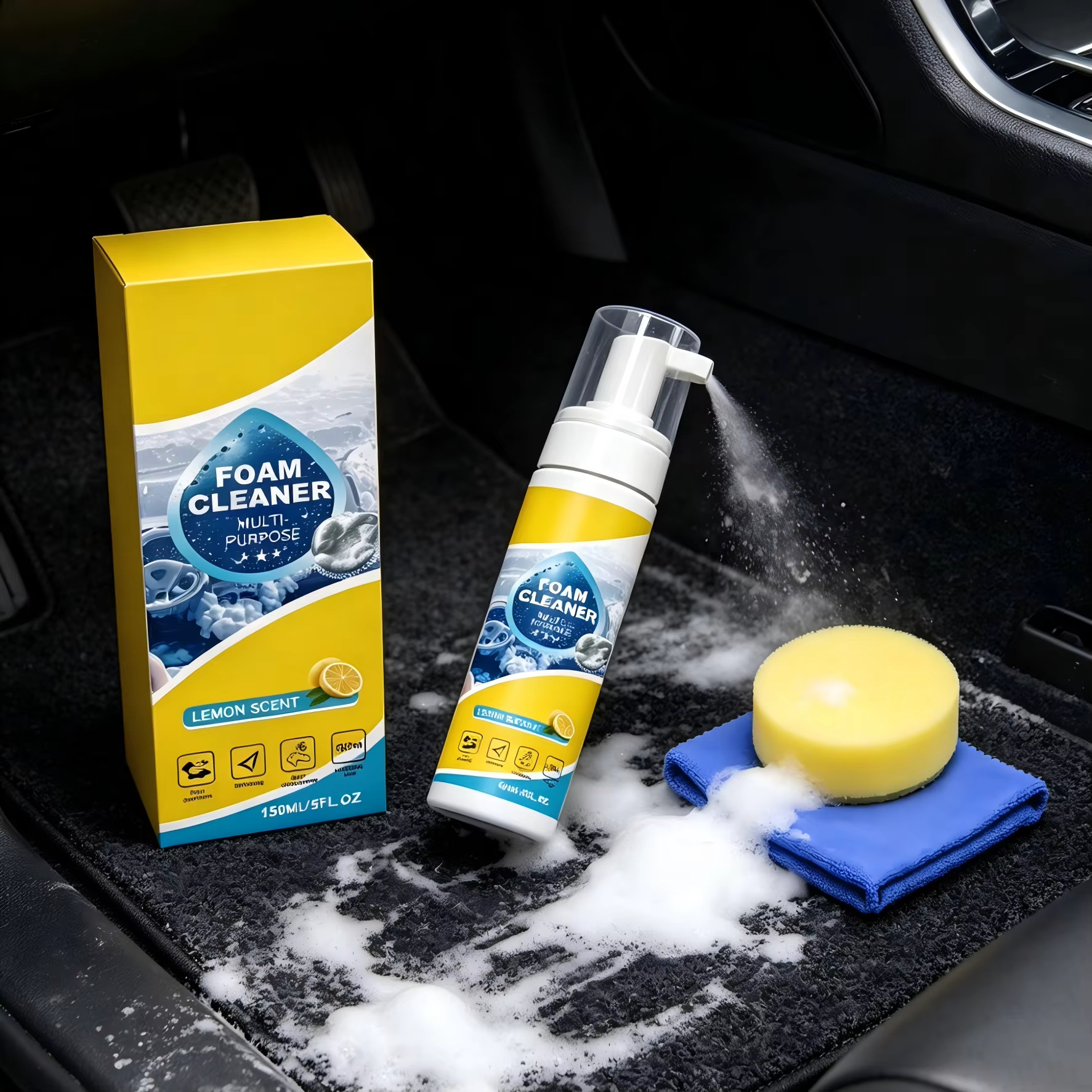 Multi-Purpose Foam Car Interio - Leather Cleaner Interior 리뷰 및 가격