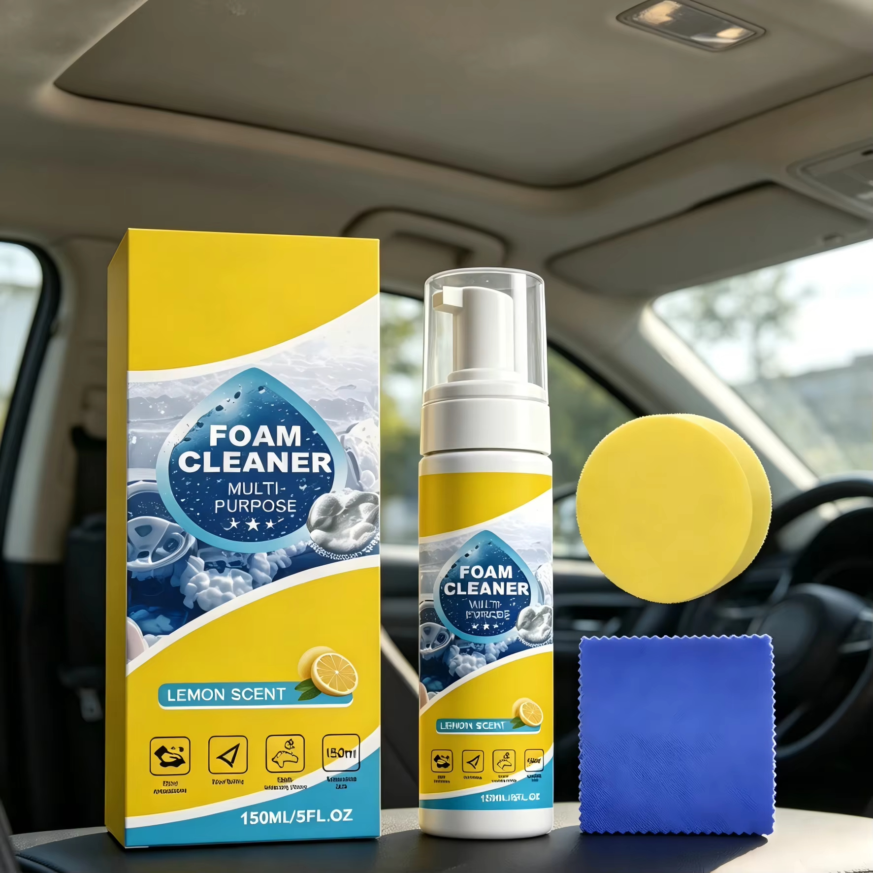 Multi-Purpose Foam Car Interio - Leather Cleaner Interior 리뷰 및 가격