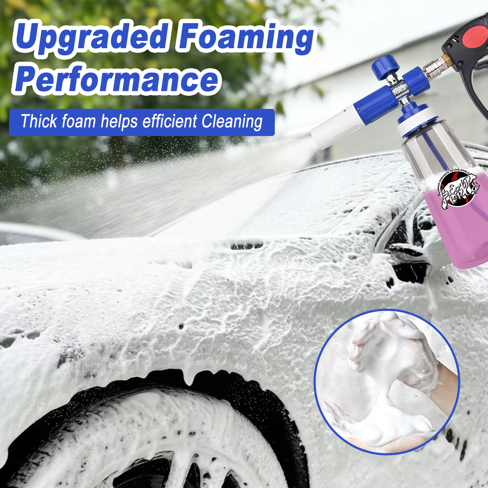 Pressure Washer Upgraded Foam  - Foam Cannon Car Wash 리뷰 및 가격