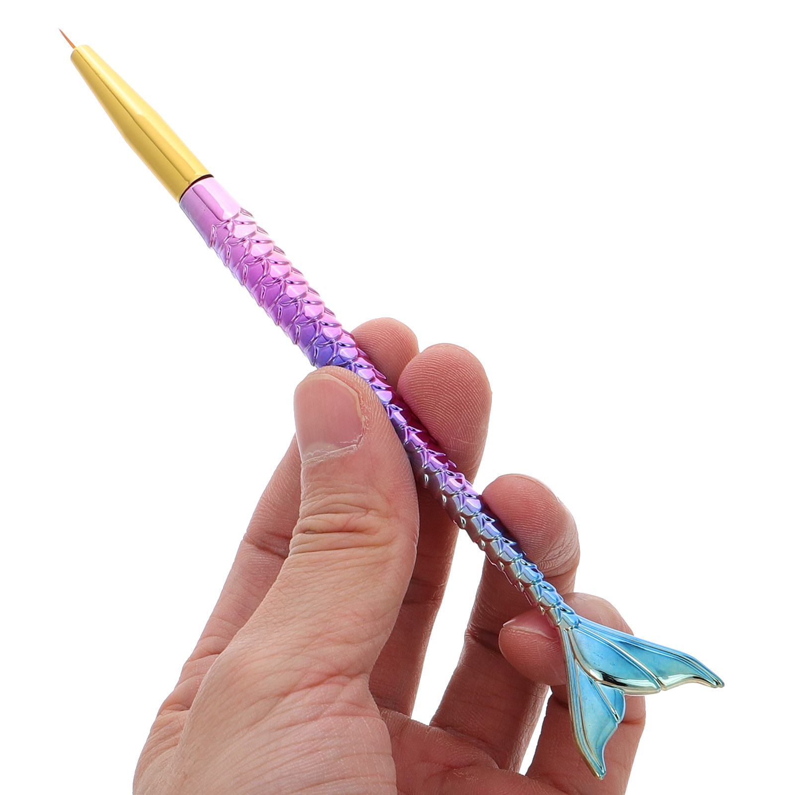 3Pcs Mermaid Tail Nail Art Lin - Detailing Brush Set 리뷰 및 가격