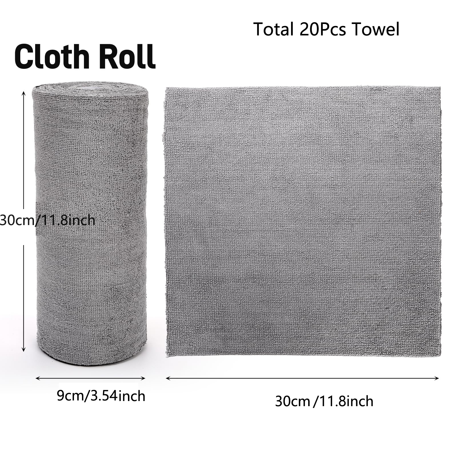 20 Pcs Microfiber Cleaning Clo - Microfiber Towel Detailing 리뷰 및 가격