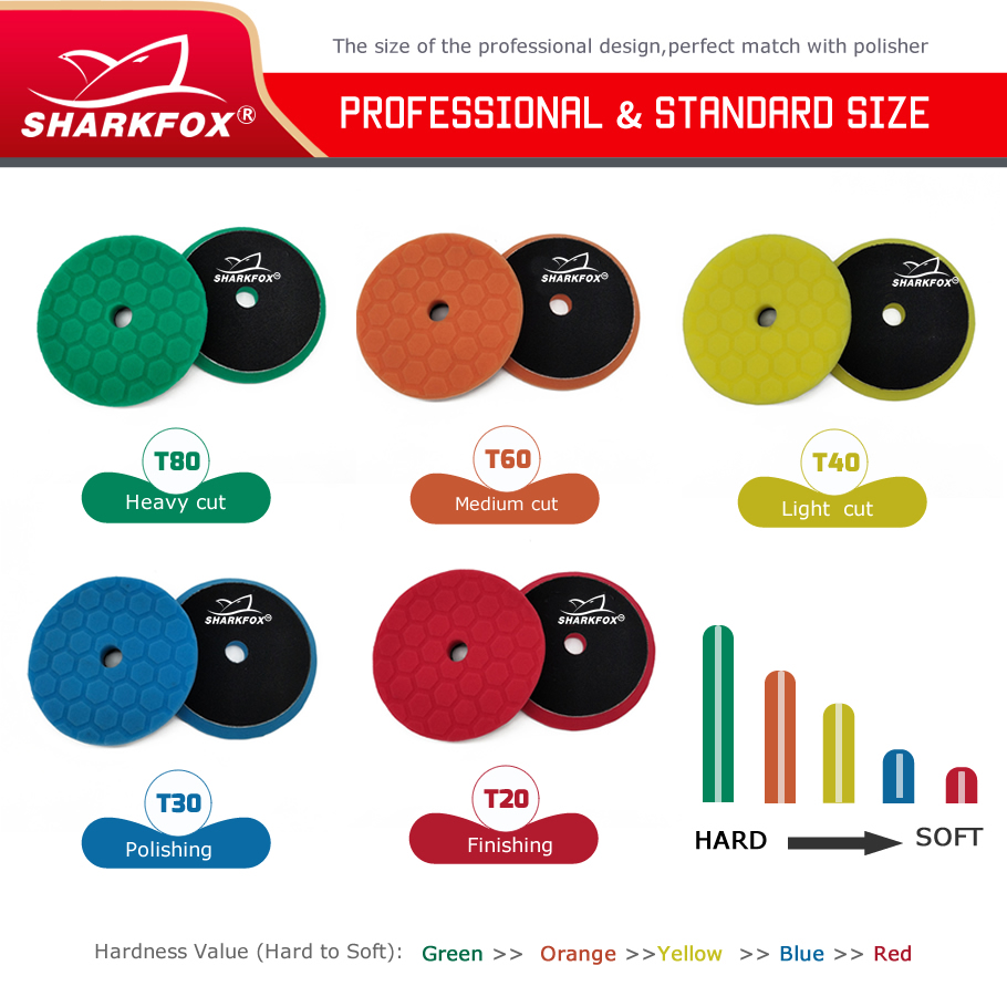 Sharkfox 5 pieces/set 5 Inch(1 - Polish Pad Set Buffer 리뷰 및 가격