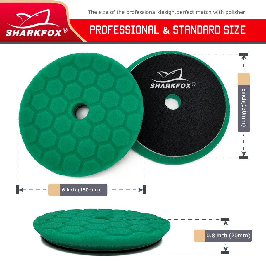 Sharkfox 5 pieces/set 5 Inch(1 - Polish Pad Set Buffer 리뷰 및 가격