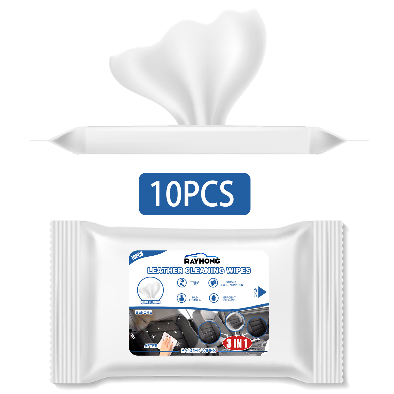 Car Leather Cleaning Wipes, Se - Dirt Brush Interior 리뷰 및 가격