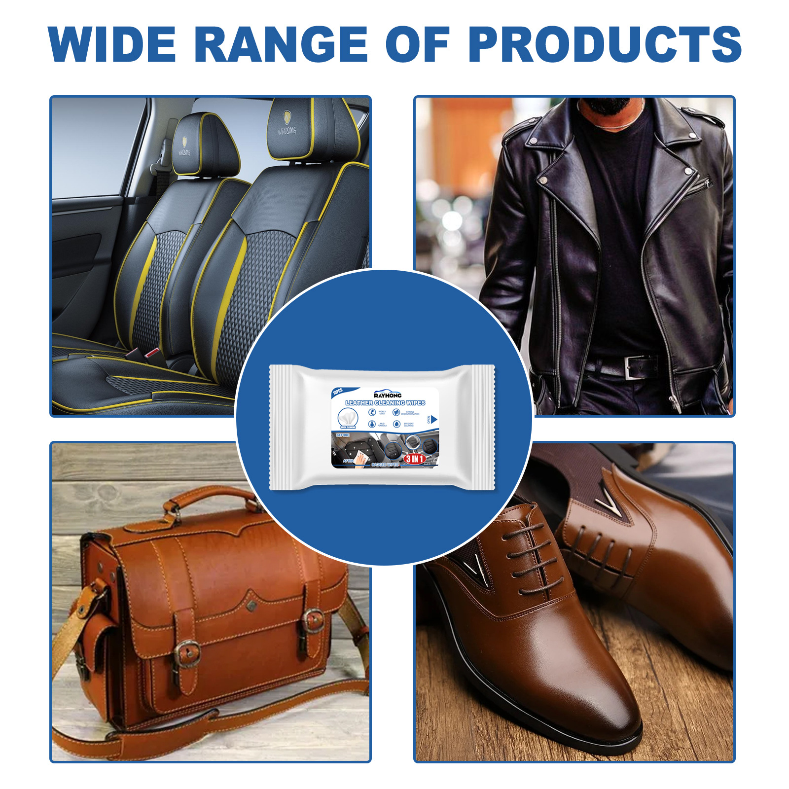 Car Leather Cleaning Wipes, Se - Dirt Brush Interior 리뷰 및 가격