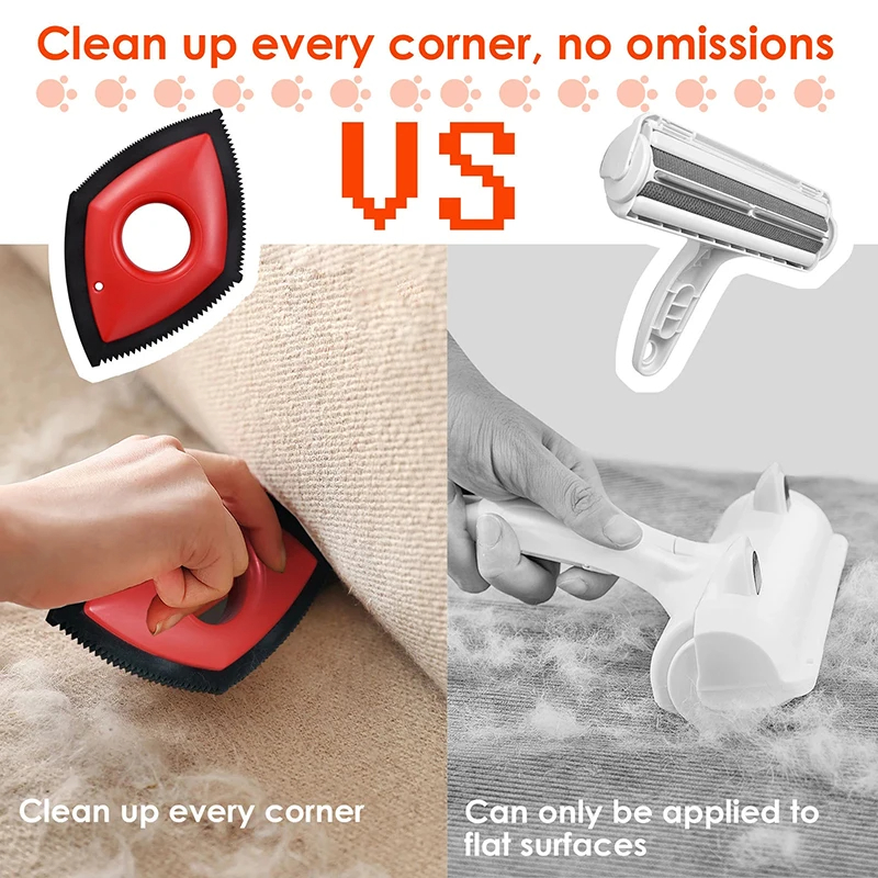 4 Modes Pet Hair Remover Comb  - Seat Cleaner Fabric 리뷰 및 가격