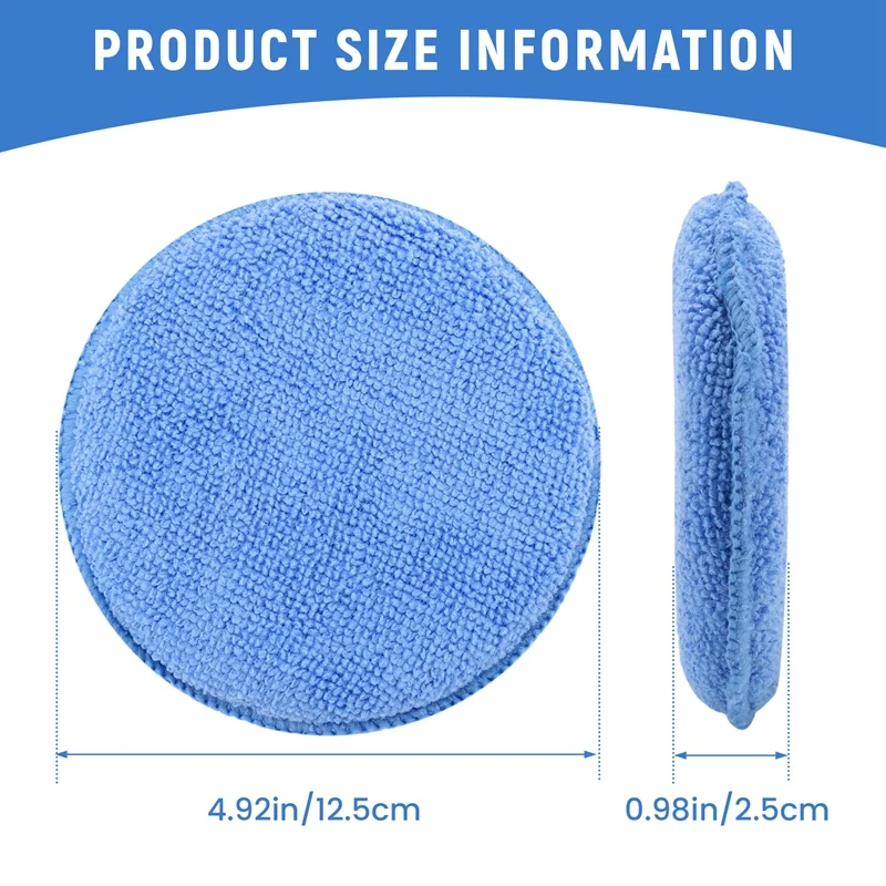 5Inch Microfiber Wax Applicato - Wax Applicator Pad 리뷰 및 가격