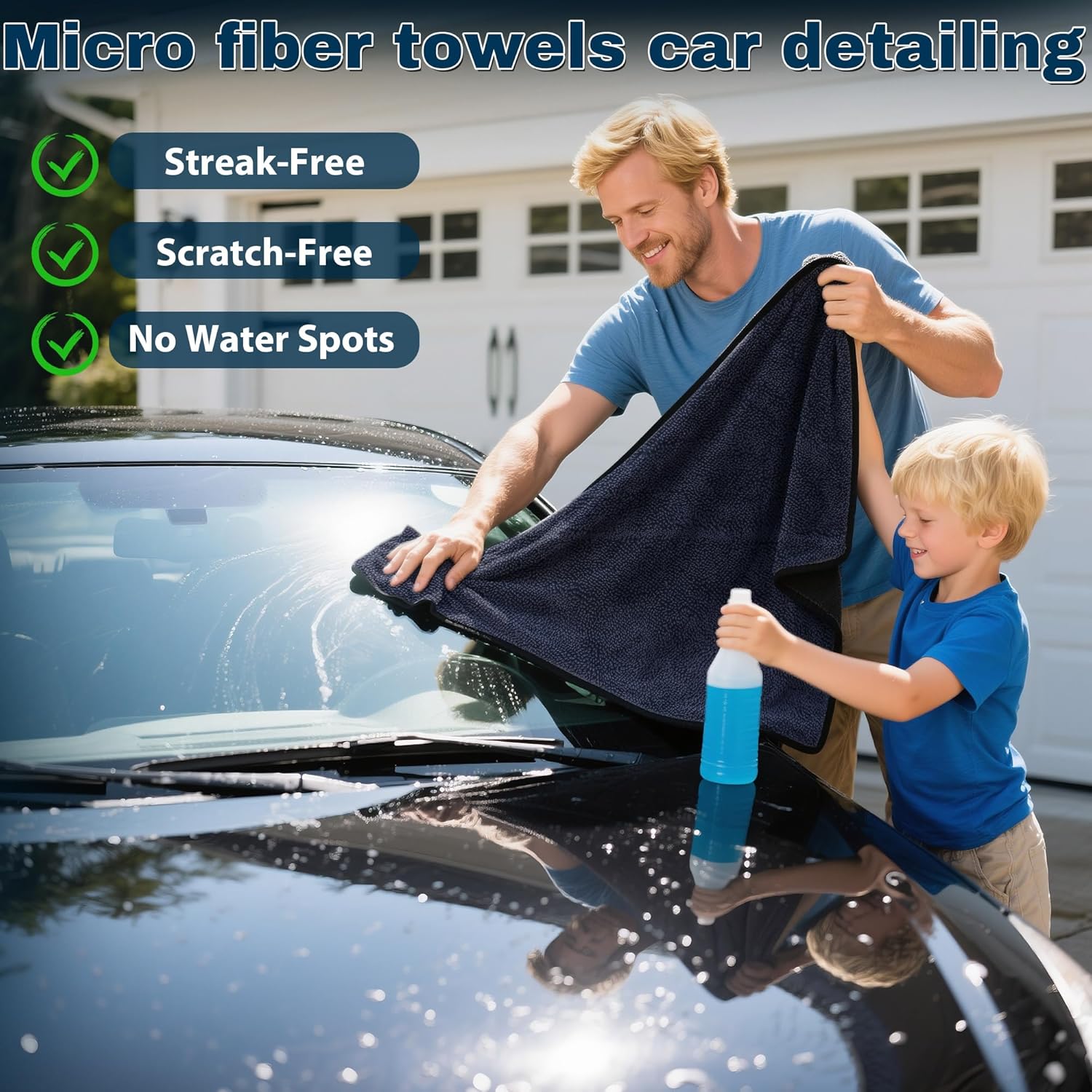 4PCS Microfiber Car Drying Tow - Microfiber Towel Detailing 리뷰 및 가격