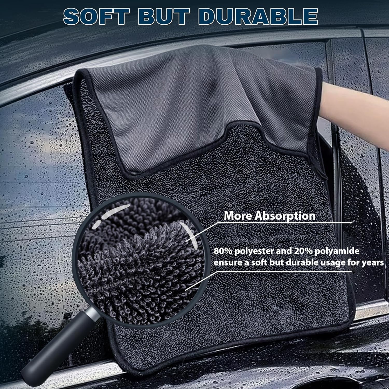 4PCS Microfiber Car Drying Tow - Microfiber Towel Detailing 리뷰 및 가격