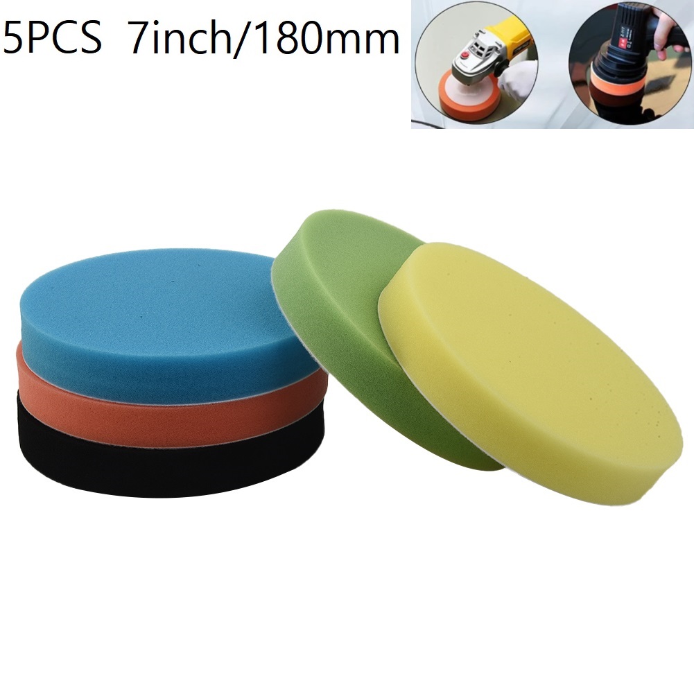 5 Pcs Sponge Polishing Pad 7In - Polish Pad Set Buffer 리뷰 및 가격