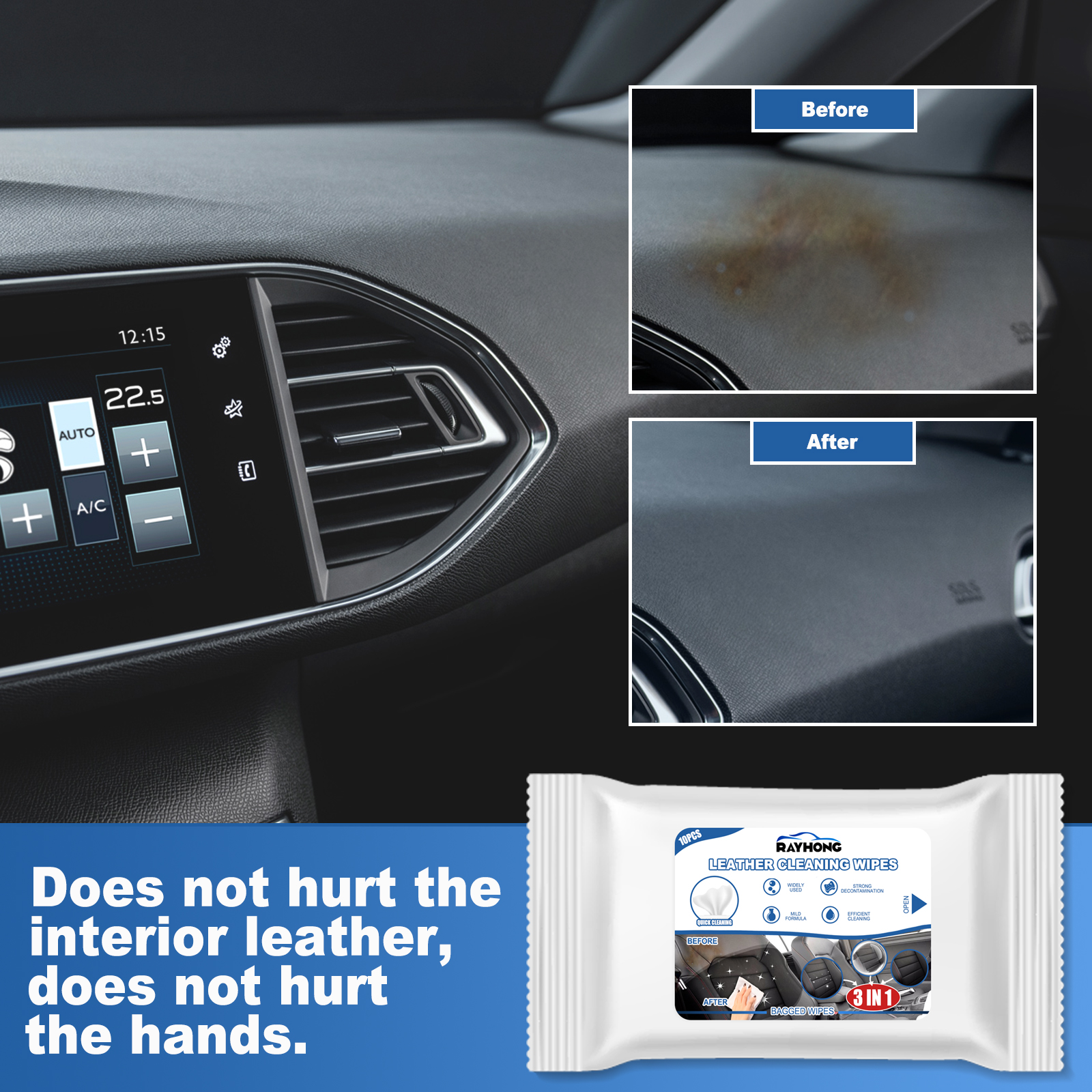 Rayhong Car Leather Cleaning W - Dirt Brush Interior 리뷰 및 가격