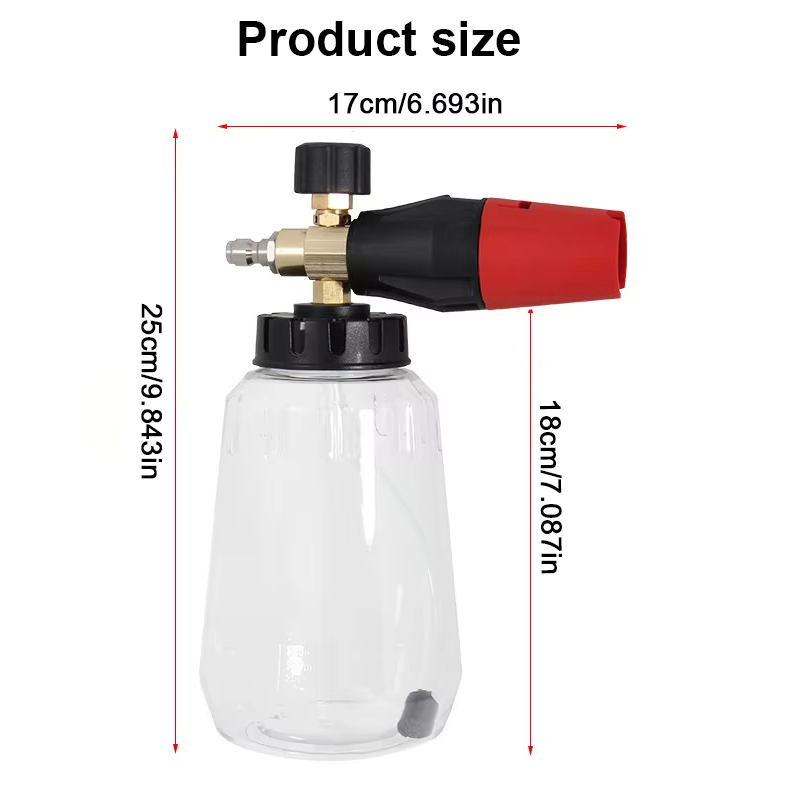 High Pressure PA Foam Cannon   - Pressure Washer Foam Gun 리뷰 및 가격