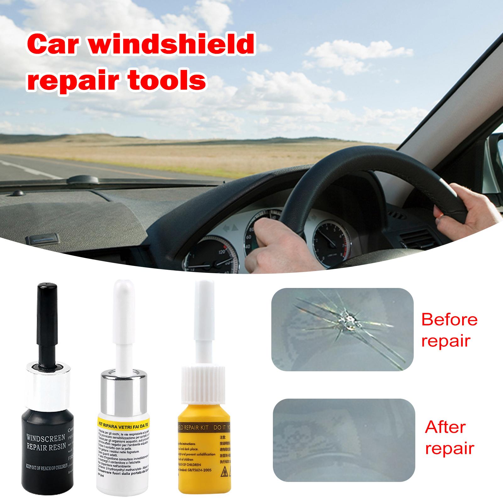 Car Cracked Glass Repair Kit W - Glass Cleaner Streak 리뷰 및 가격