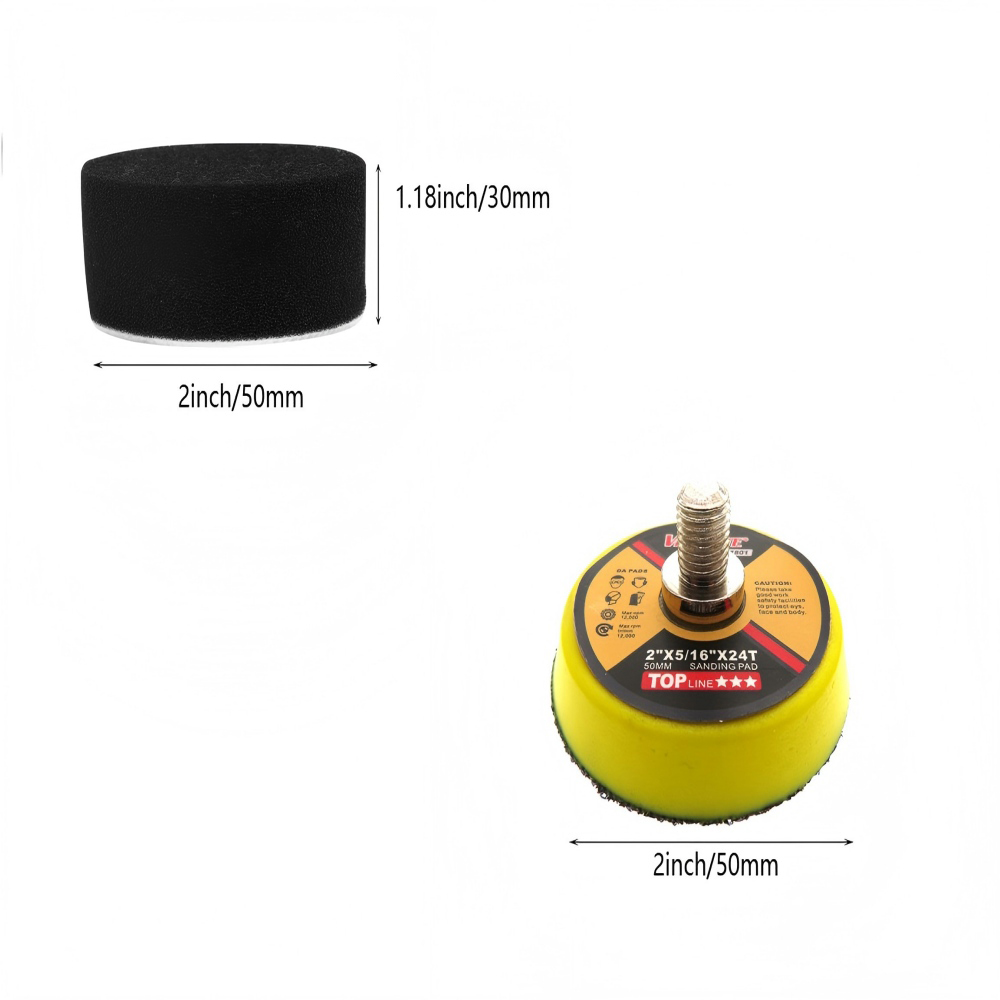 2Inch 50MM Car Doam Polishing  - Polish Pad Set Buffer 리뷰 및 가격