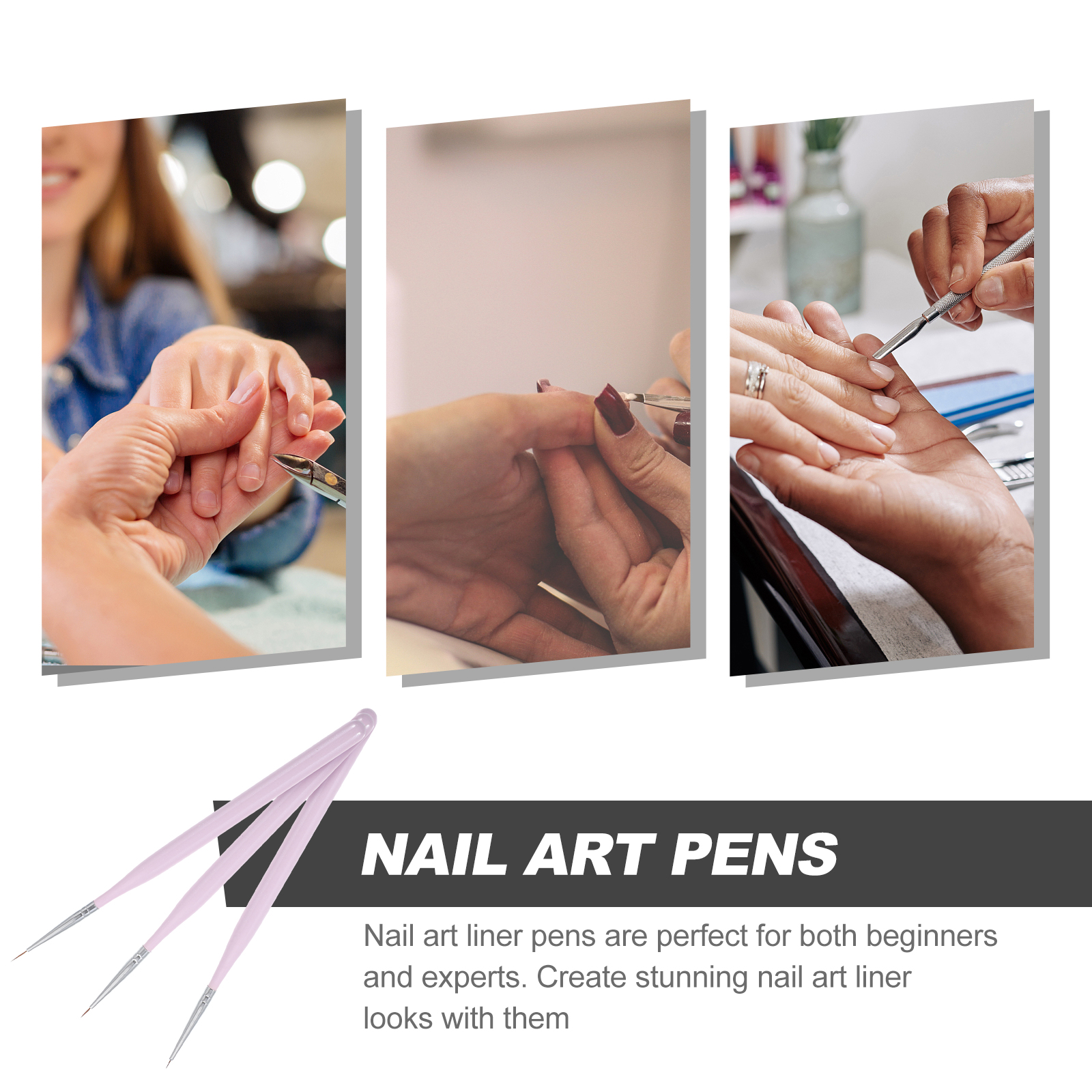 3Pcs Nail Art Brush Set Fine T - Detailing Brush Set 리뷰 및 가격