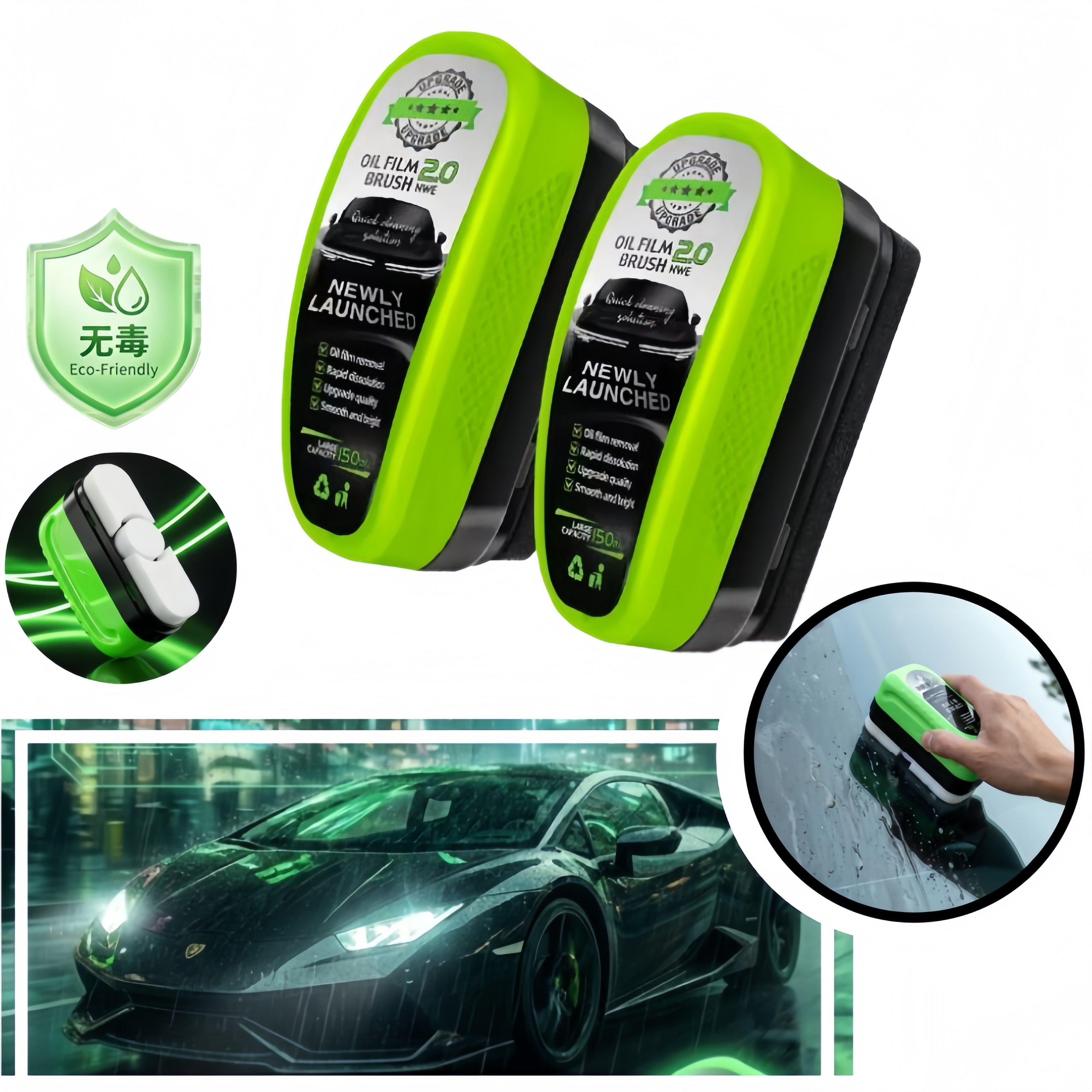 Non Toxic Car Glass Oil Film R - Detailing Brush Set 리뷰 및 가격