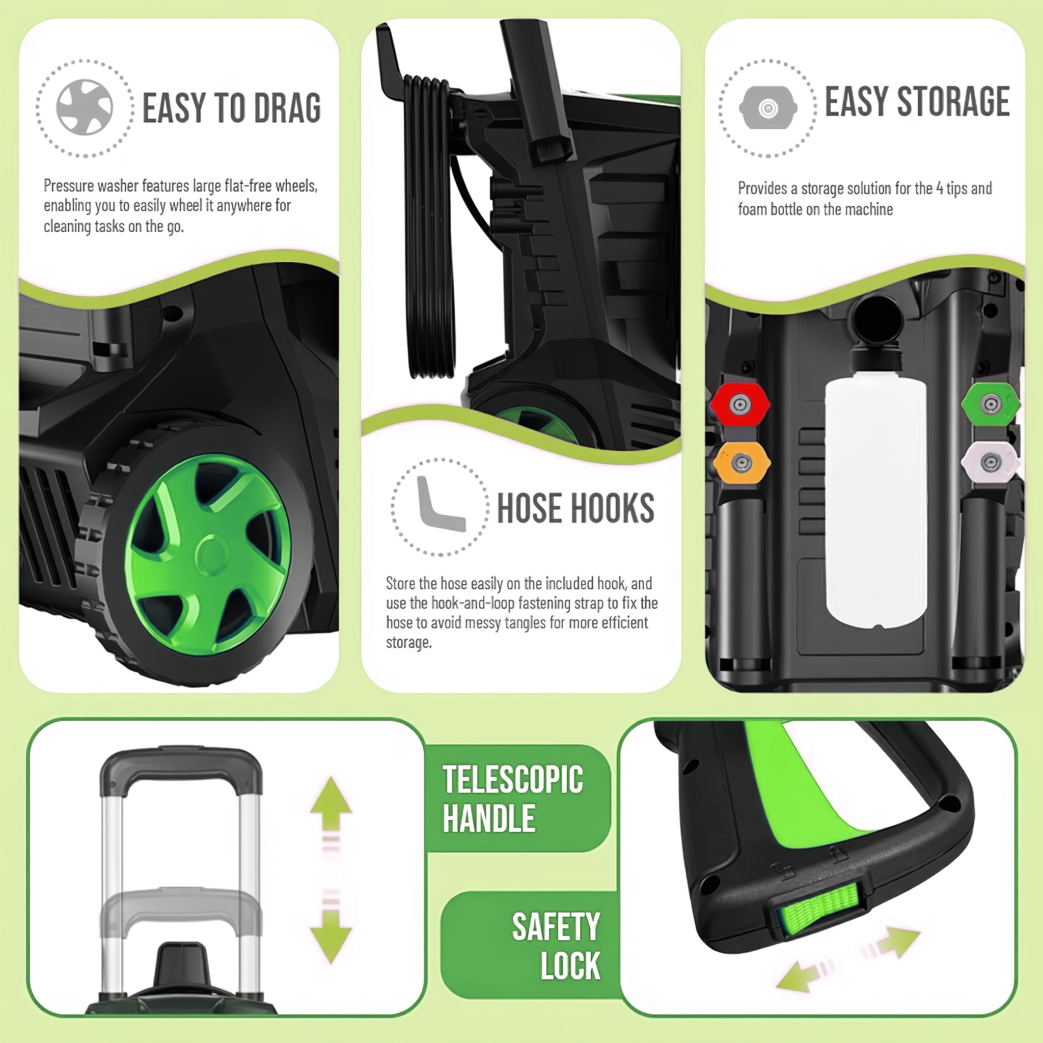 Electric Pressure Washer Power - Foam Cannon Car Wash 리뷰 및 가격