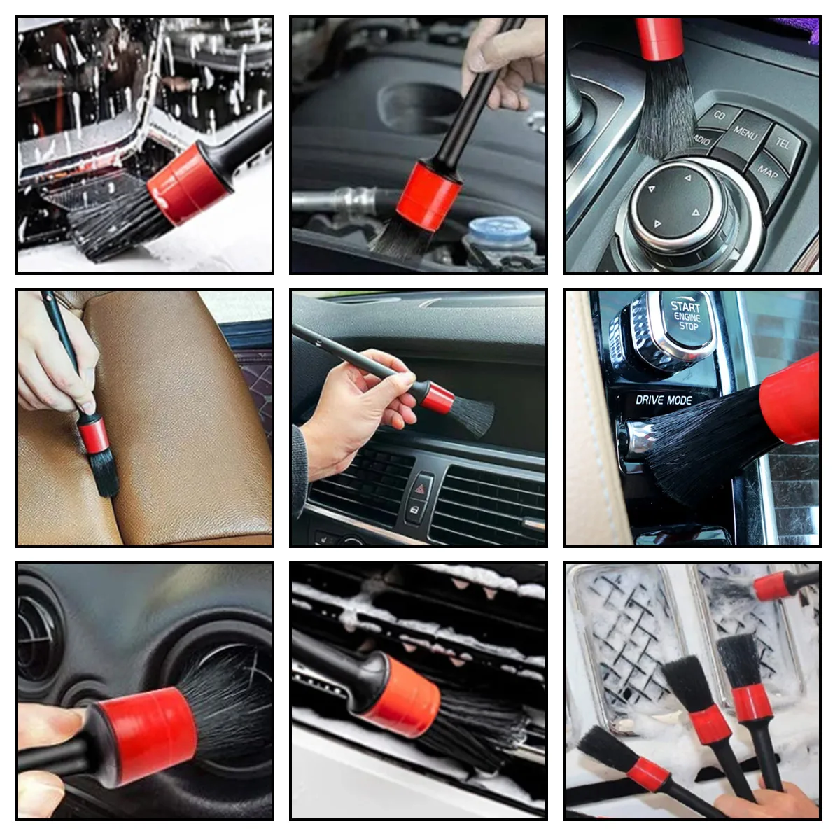 126-Piece Car Detail Cleaning  - Dirt Brush Interior 리뷰 및 가격