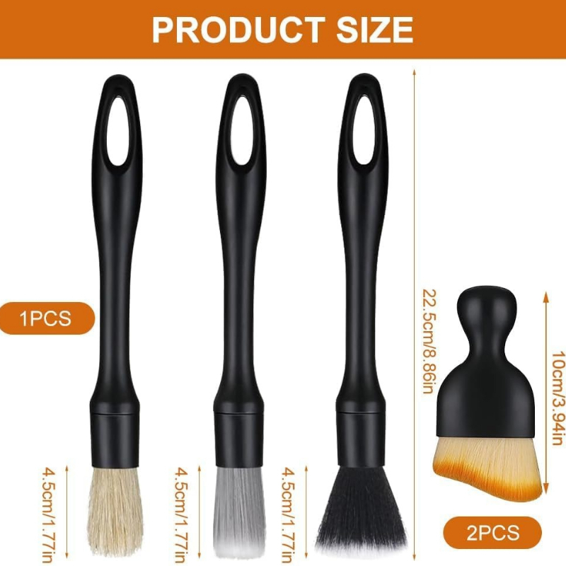 5pcs Automotive Detail Brush K - Interior Detailing Kit 리뷰 및 가격