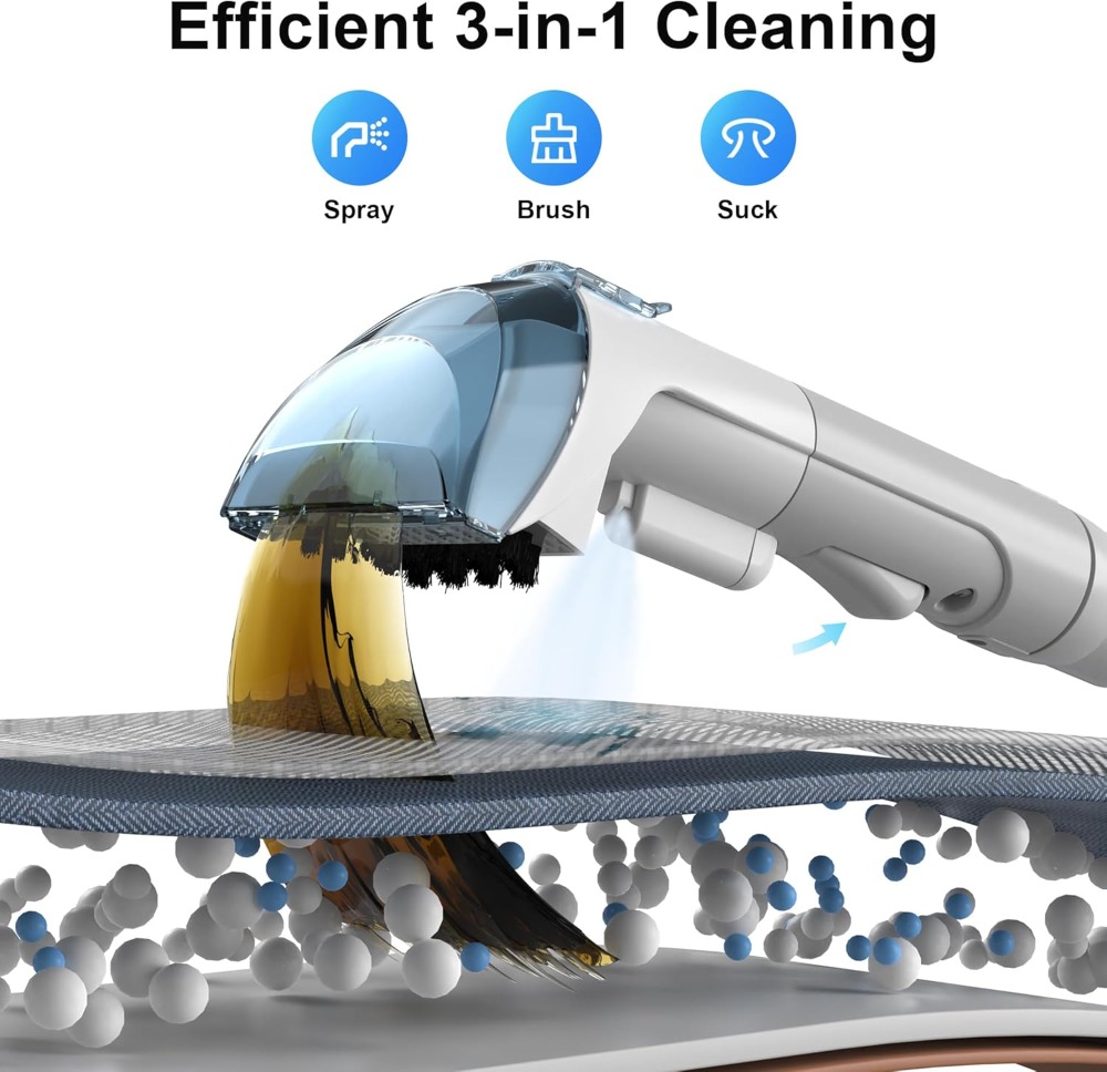 450W Carpet Cleaner Machine Up - Seat Cleaner Fabric 리뷰 및 가격