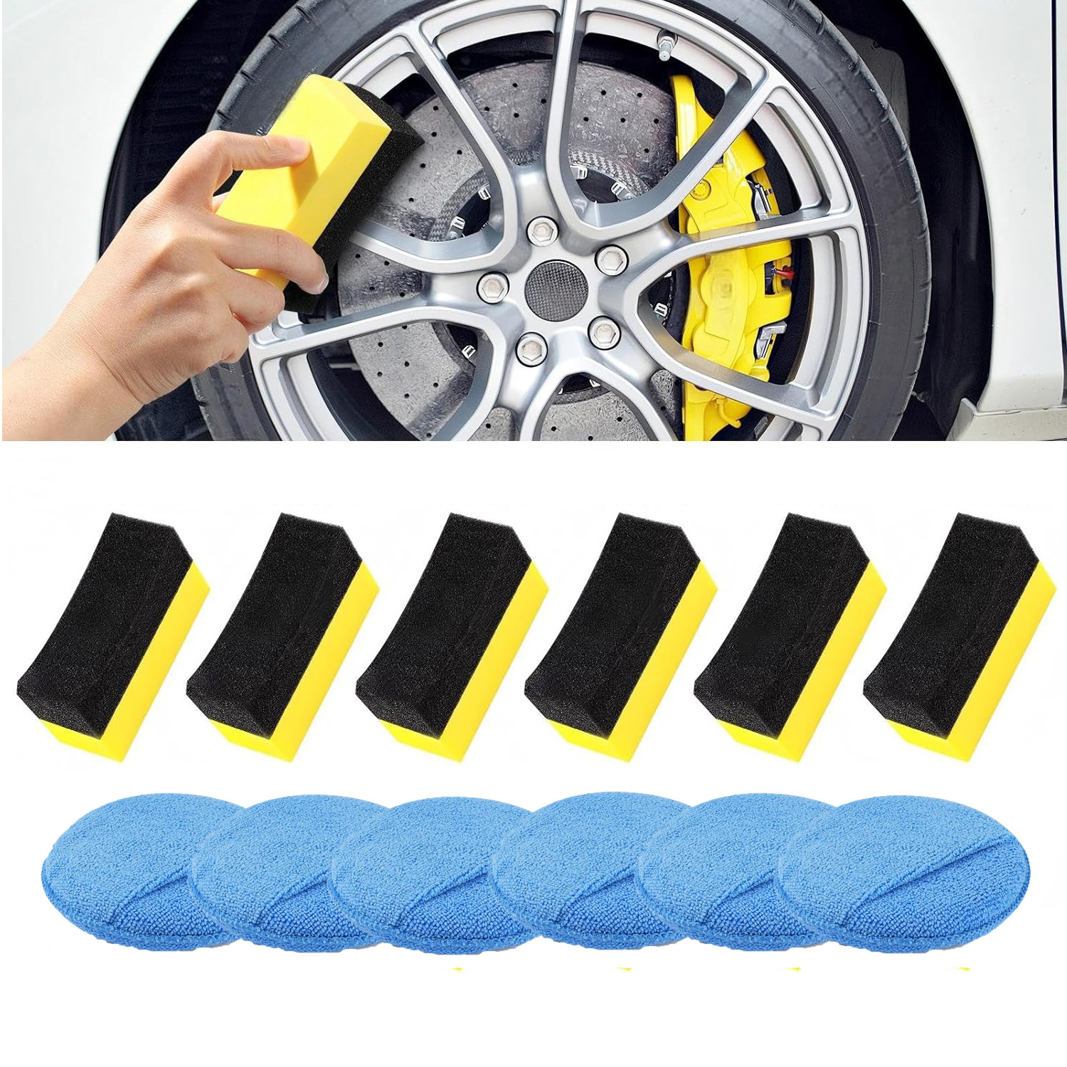 Auto Cleaning Sponge Brush Wax - Wax Applicator Pad 리뷰 및 가격
