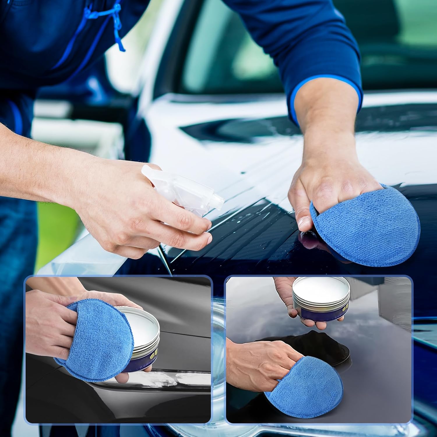 Auto Cleaning Sponge Brush Wax - Wax Applicator Pad 리뷰 및 가격