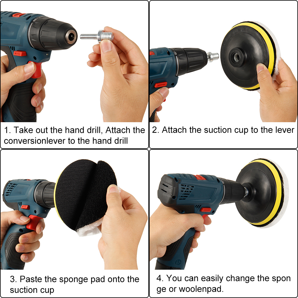 5pcs Car Polishing Pads Set 6  - Polish Pad Set Buffer 리뷰 및 가격