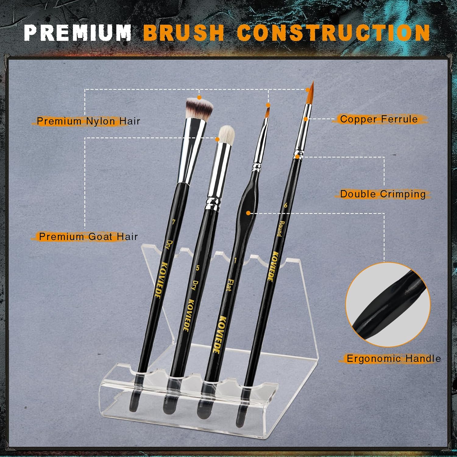 20Pcs Miniature Paint Brushes  - Detailing Brush Set 리뷰 및 가격