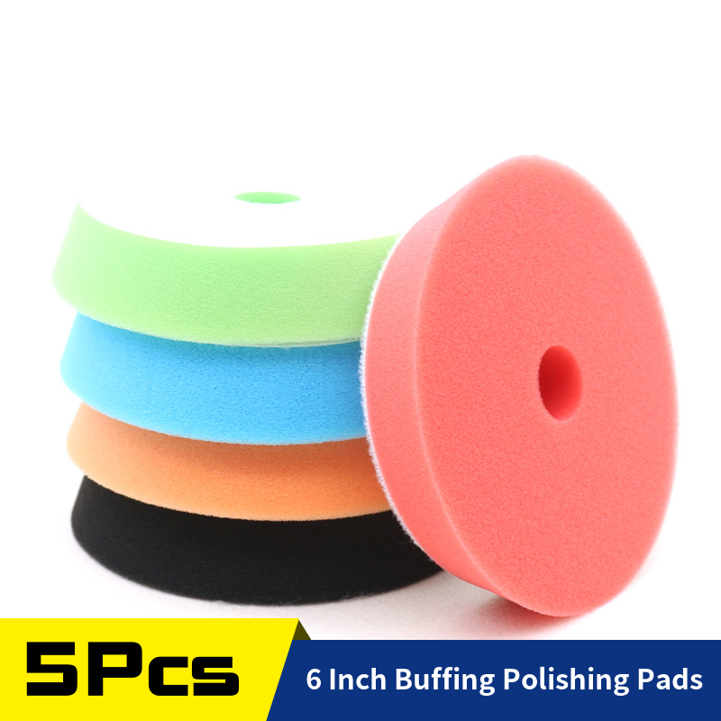 5Pcs 6inch Sponge Polishing Pa - Polish Pad Set Buffer 리뷰 및 가격