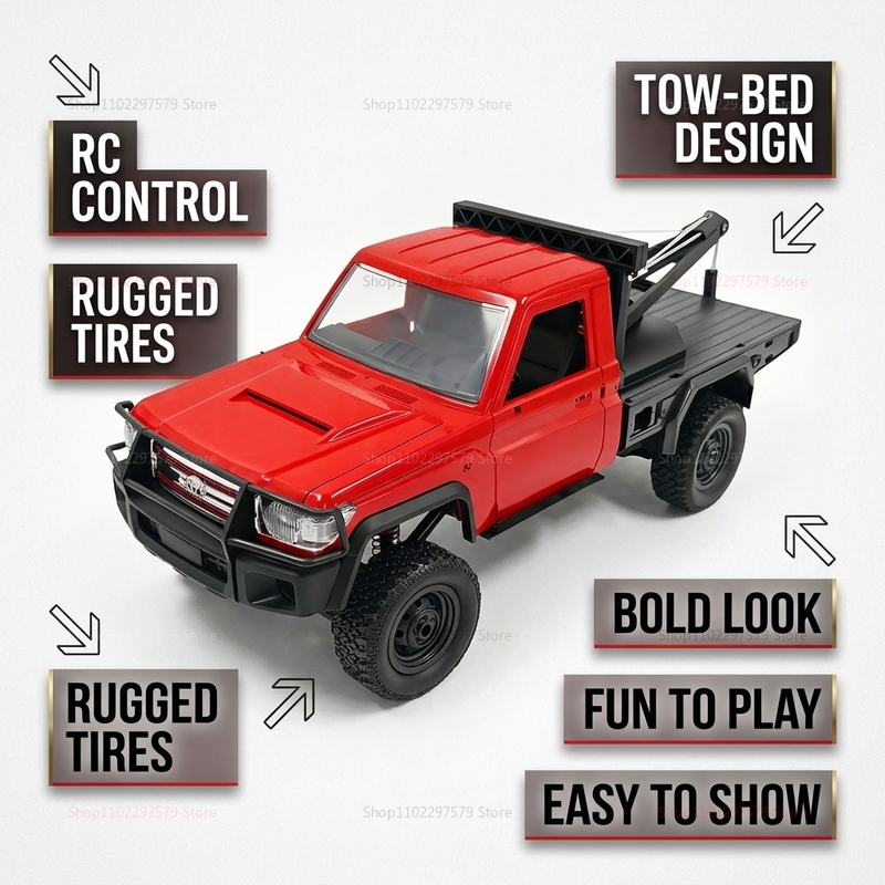 New MN82T RC Crawler 2.4G 4WD  - Dirt Brush Interior 리뷰 및 가격