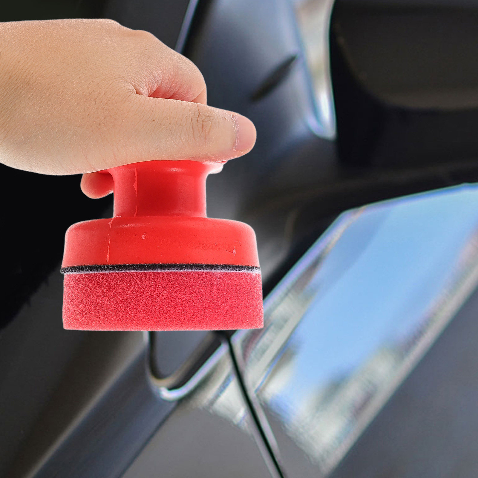 1Set Handheld Car Waxing Spong - Polish Pad Set Buffer 리뷰 및 가격