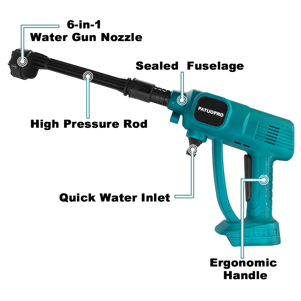 Cordless Car Washing Gun High  - Car Shampoo Ph 리뷰 및 가격