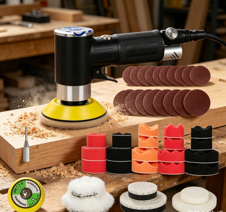 Air Sander Mini Pneumatic Grin - Polish Pad Set Buffer 리뷰 및 가격