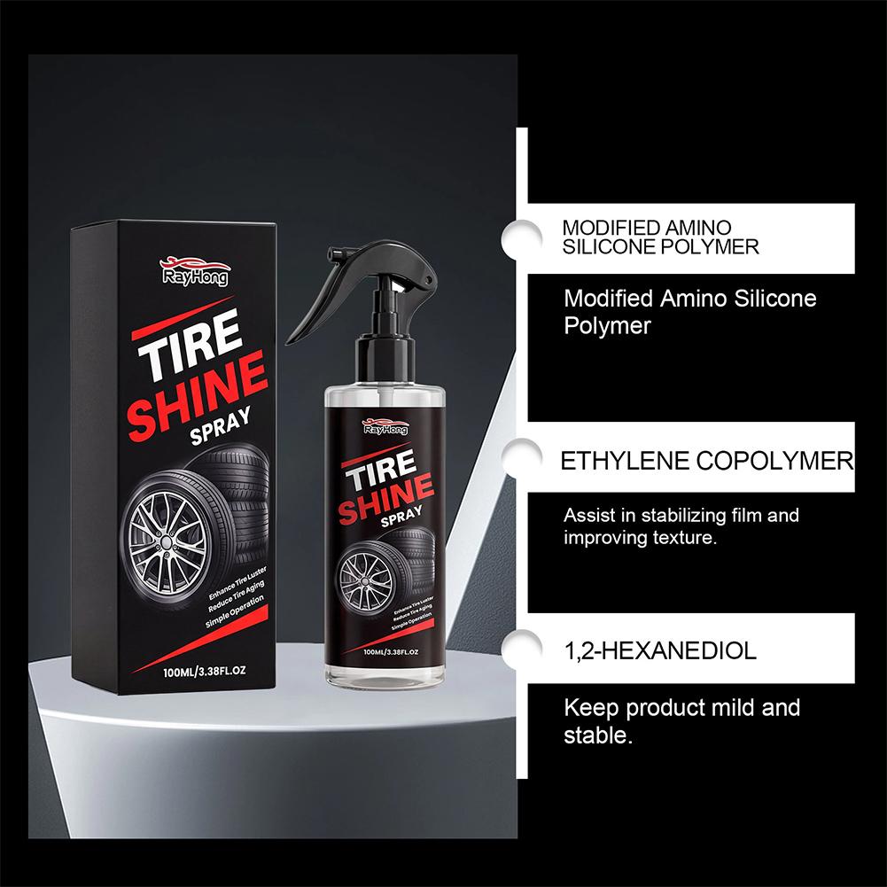 Tyre Gloss Tire Coating Spray  - Tire Shine Spray Sealant 리뷰 및 가격