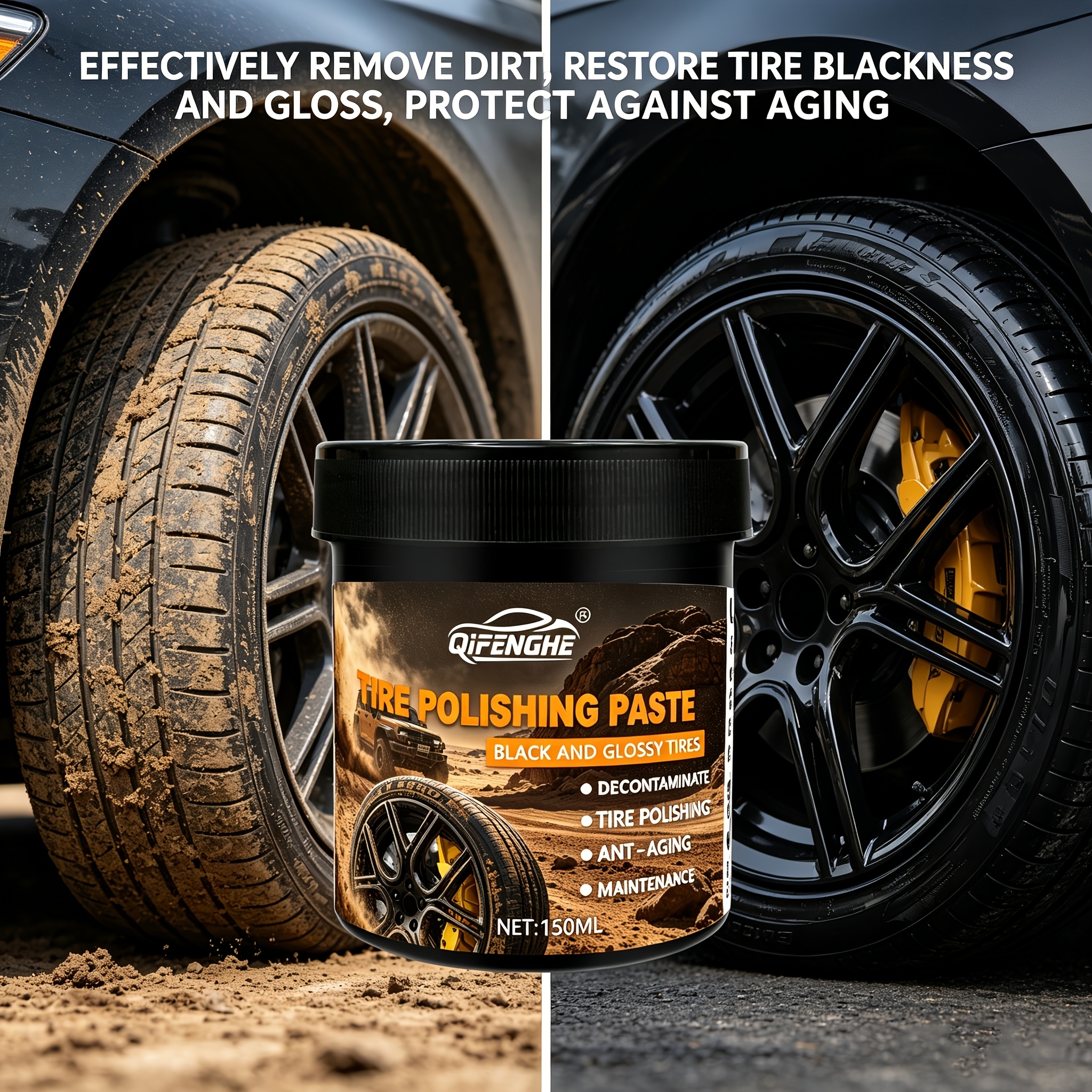 Car Tire Polish Paste Kit - Hi - Wax Applicator Pad 리뷰 및 가격