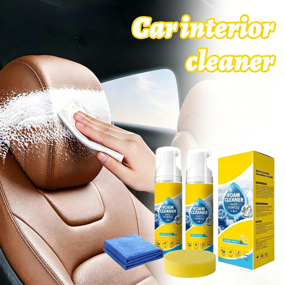 Car Interior Foam Cleaner For  - Leather Cleaner Interior 리뷰 및 가격