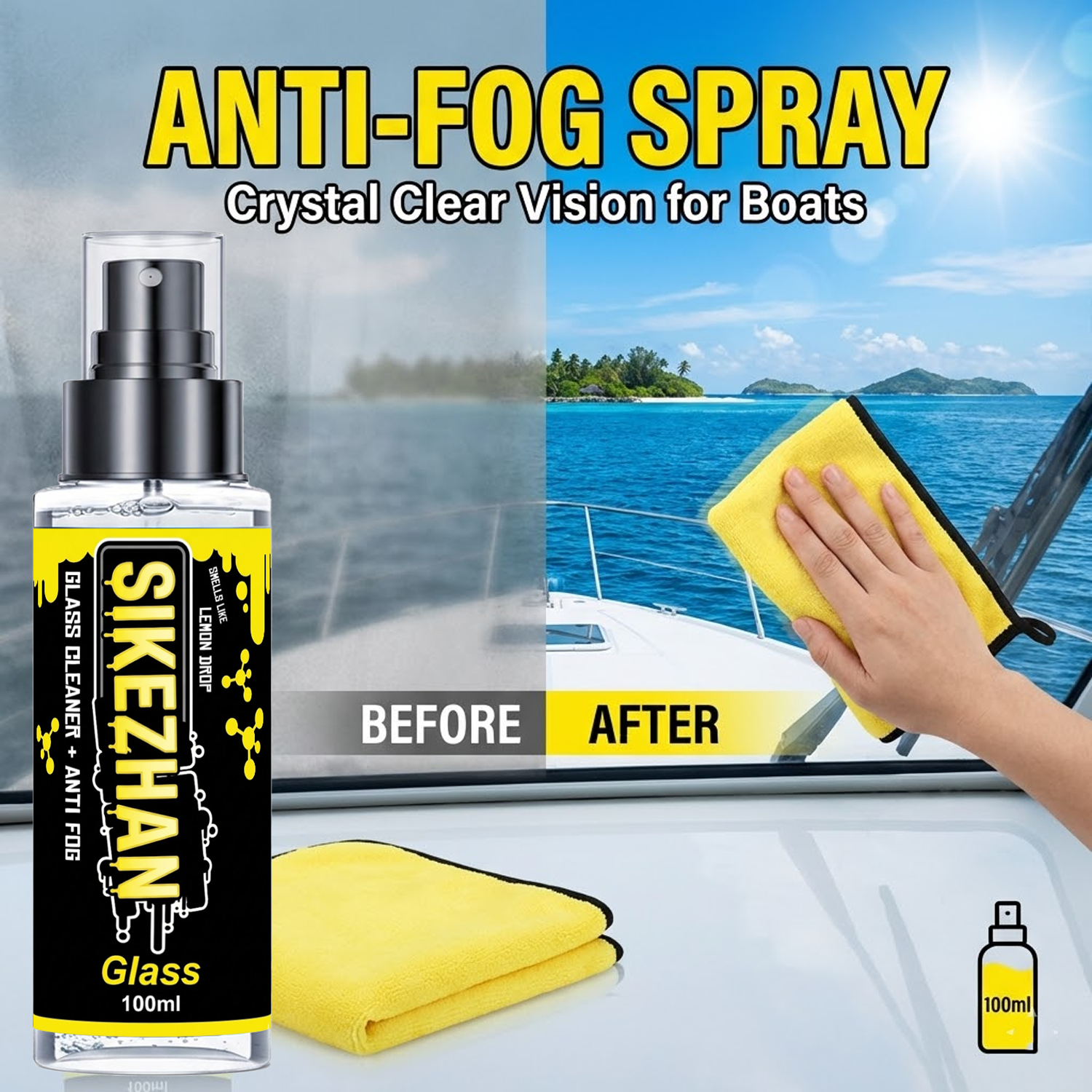 2in1 Anti Fog Spray Car Glass  - Glass Cleaner Streak 리뷰 및 가격