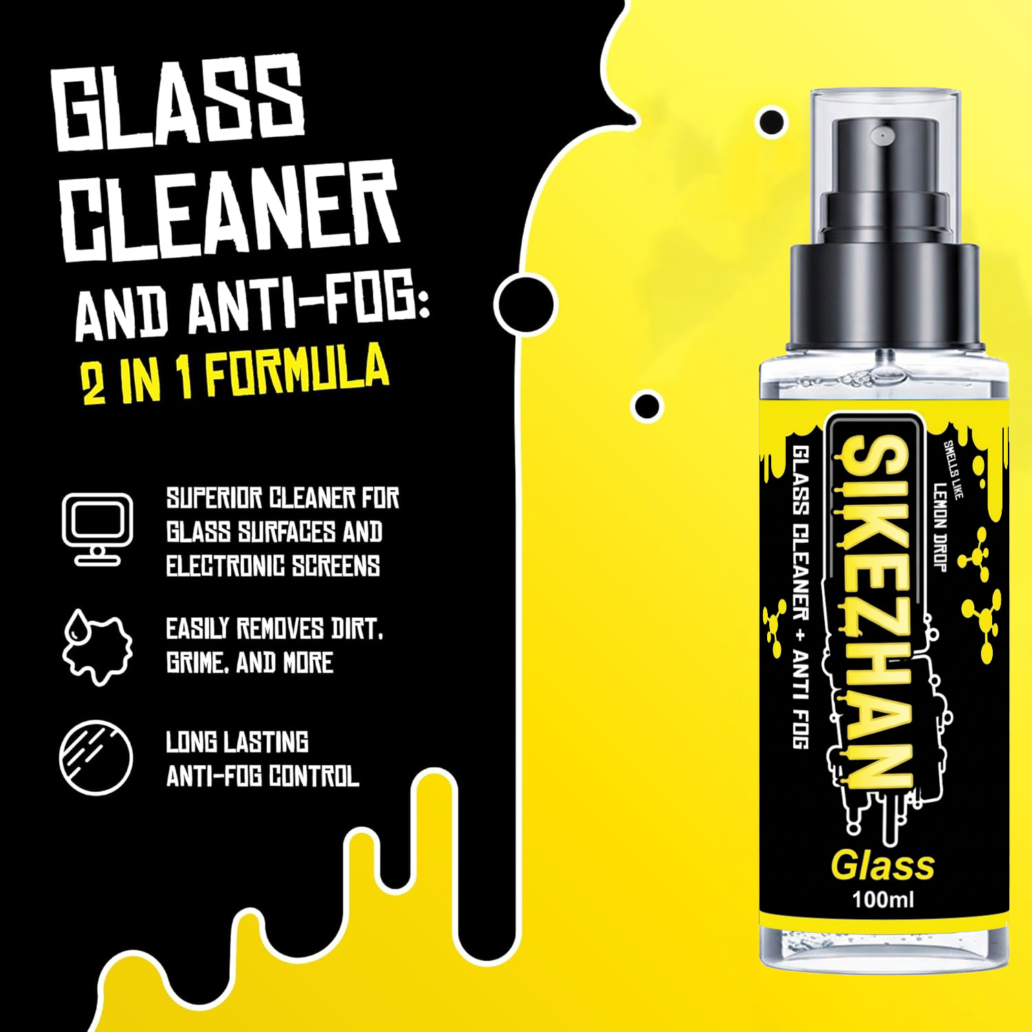 2in1 Anti Fog Spray Car Glass  - Glass Cleaner Streak 리뷰 및 가격