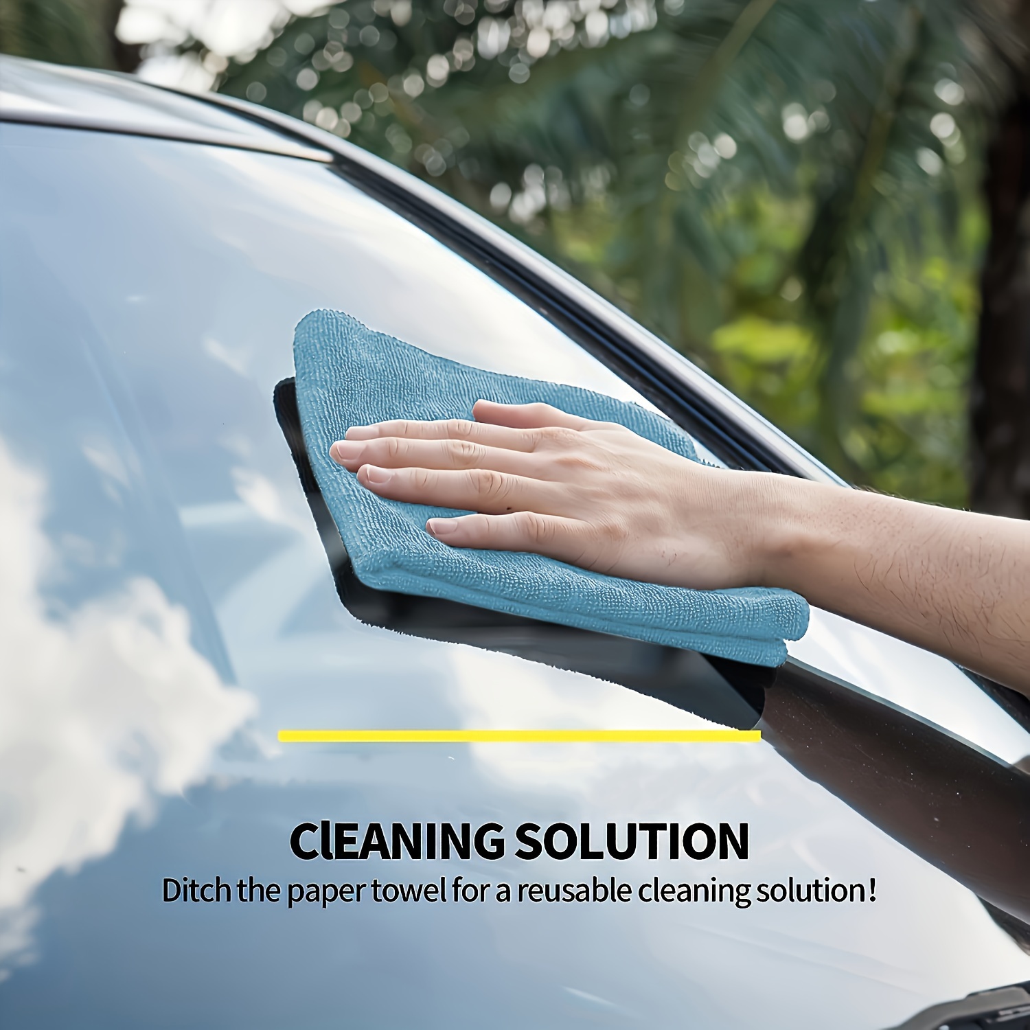 1-50pcs Light Blue Microfiber  - Microfiber Towel Detailing 리뷰 및 가격