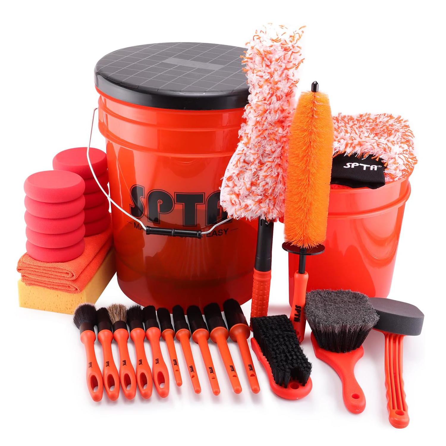 SPTA 33Pcs Car Wash 20L Bucket - Interior Detailing Kit 리뷰 및 가격